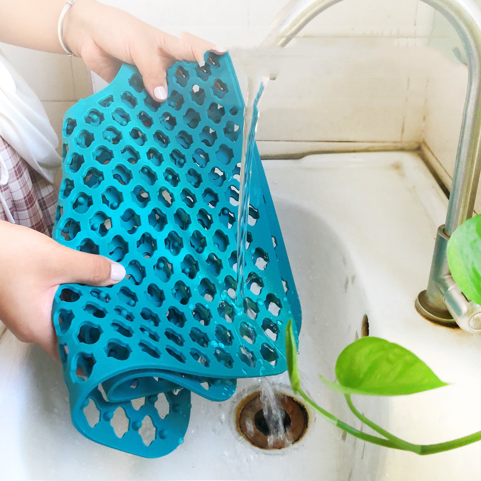 Large Size Silicone Drain Mat Kitchen Sink Protection