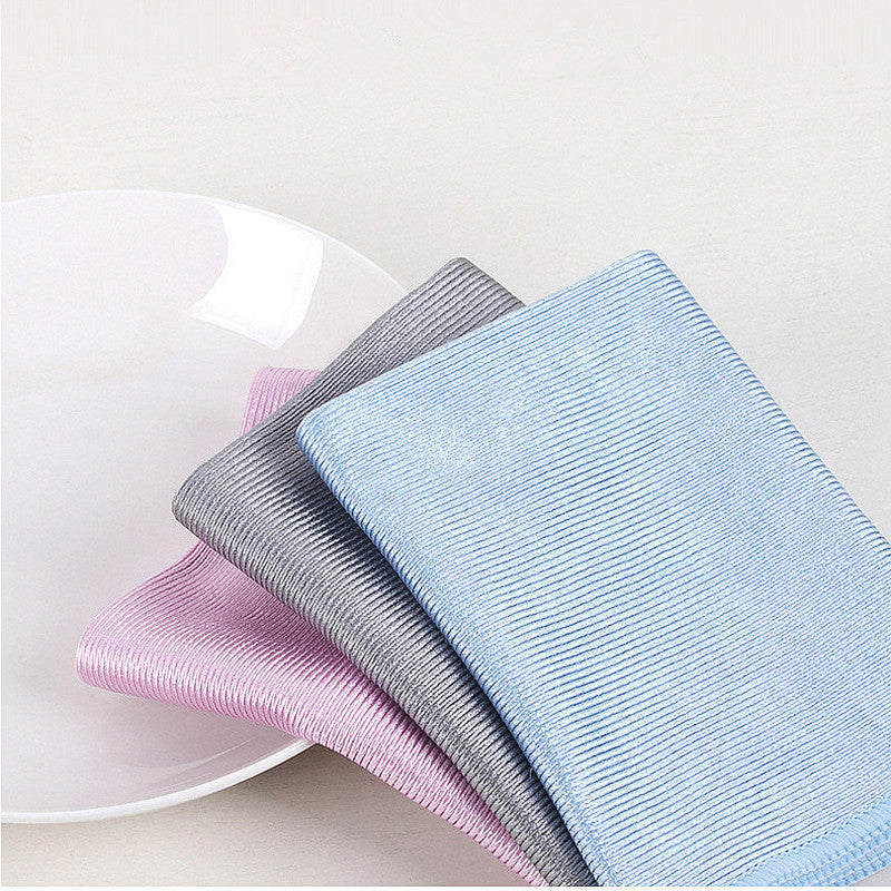 Microfiber glass cleaning cloth